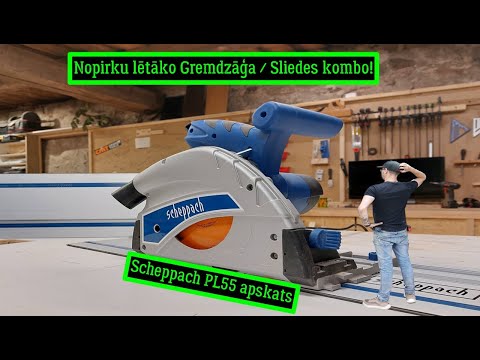 SCHEPPACH PL 55 apskats / Jauns štrums darbnīcā!