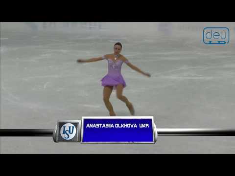 Anastasiia OLKHOVA. Oberstdorf 2018. Silver Ladies I -Free Skating. 1 place