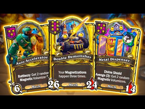 The Most Broken STRATEGY I’ve Played! TIER 7 Mechs | Hearthstone Battlegrounds