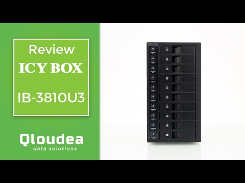 Review Icybox IB-3810U3 - Caja externa 10 bahías