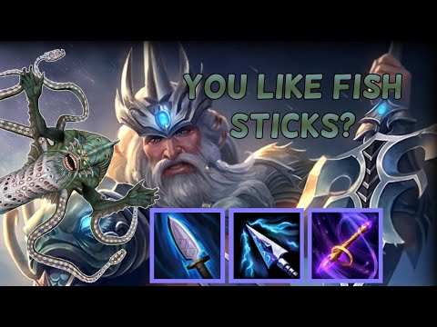 Kraken Can Really Turn The Tide Of Battle - Poseidon Mid Gameplay (SMITE CONQUEST)
