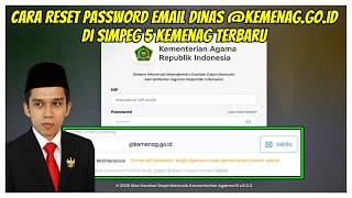 Cara Reset Password Email Dinas @Kemenag go.id. di Simpeg 5 Kemenag Terbaru