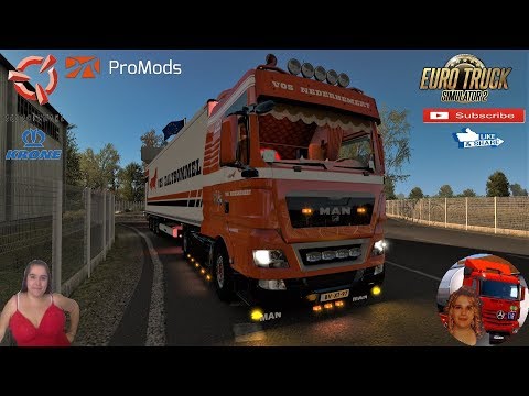 Euro Truck Simulator 2 (1.37) MAN TGX VOS Nederhemert & Krone Trailer 1.37.X + DLC's & Mods