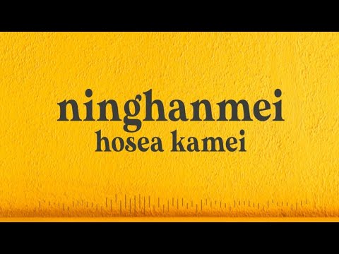 NINGHANMEI (Regrets)  | HOSEA KAMEI  |  OFFICIAL LYRICS VIDEO.