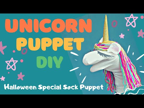 How To Make Unicorn Puppet | DIY Halloween Special Sock Puppet