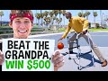 Beat The Grandpa At Basketball Win 500