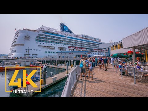 Seattle Downtown Life - Day and Night City Attractions in 4K - Part #1