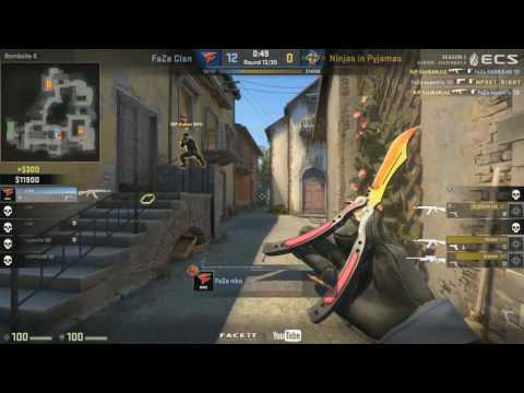 FaZe NiKo 1v3 clutch vs NiP