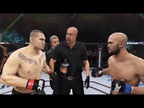 Cain Velasquez vs. Robbie Lawler (EA Sports UFC 3) - CPU vs. CPU - Crazy UFC 👊🤪