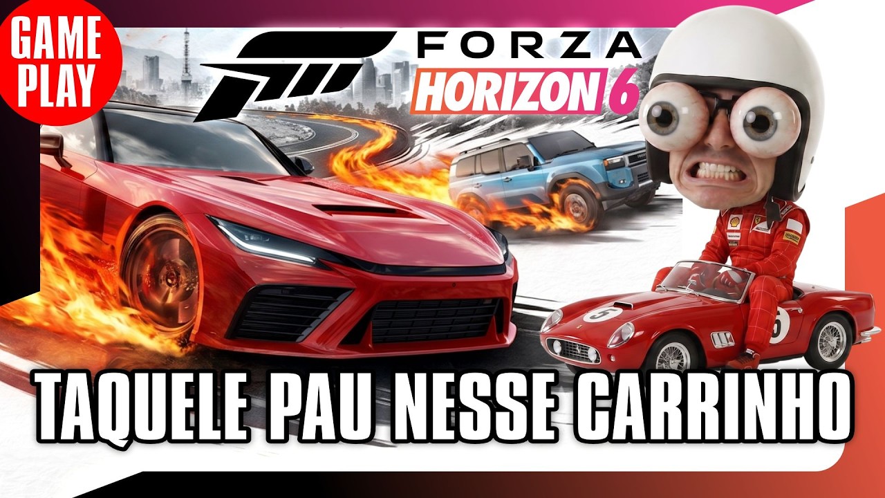 🎮🚨 AO VIVO  -  TAQUELE PAU NESSE CARRINHO, RODRIGO #forza6