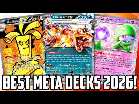 Top 10 META Pokemon TCG Decks in 2026!