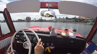 preview picture of video 'Take an Amphicar ride at The Boathouse restaurant at Downtown Disney'