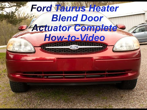 2002 Ford Taurus Automatic Temperature Control Complete How To Replace Heater Blend Door Actuator