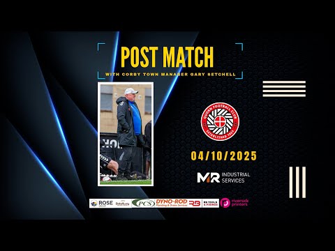 Gary Setchell's post match reaction  to win at quorn