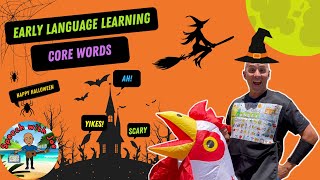Trick or Treat! | Learn Core Words for Halloween | AAC, Speech Therapy & Early Language for Kids gameplay video by sarahhilton, 3:20 duration