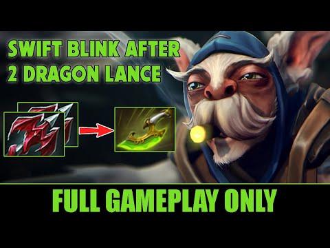 Straight Swift Blink After 2 Dragon Lance - Full Gameplay Meepo #28