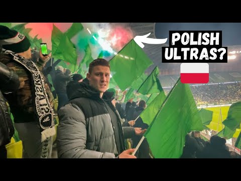 Our First Experience at a POLISH Football Match! | Extreme ULTRAS?