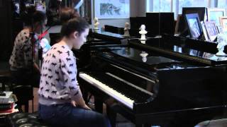 Julia Feldman playing Liebermann and Chopin Etude