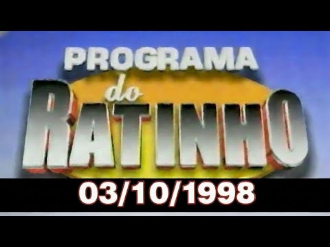 Programa do Ratinho de 03/10/1998