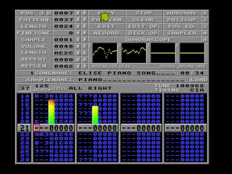 Protracker M.K. - Elise Piano song