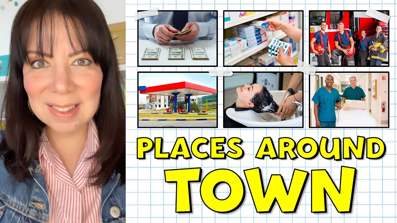 Lugares de la Ciudad en Inglés | Inglés para Principiantes Paso a Paso