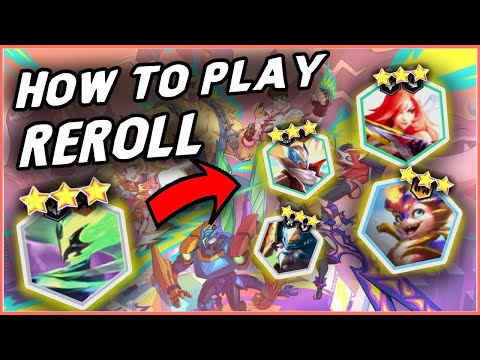 How to play REROLL!!! - TFT SET 15 BEGINNER Guide!!!