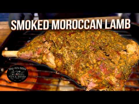 Incredible Moroccan Smoked Leg of Lamb #bbq #lamb #traegergrills