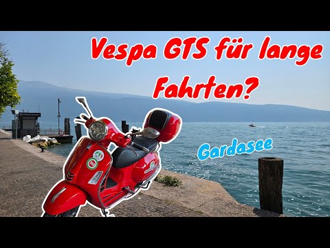 Vespa GTS Super 300 at Lake Garda | Dolce Vita doesn't get much better than this!