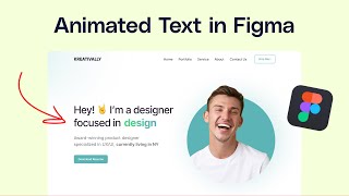 How to prototype Animated Text in Figma - Expert Azi