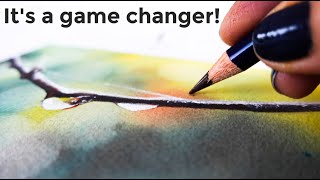 The #1 SECRET to Painting With Water-soluble Pencils