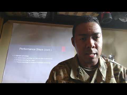 Camouflage yourself and your individual equipment