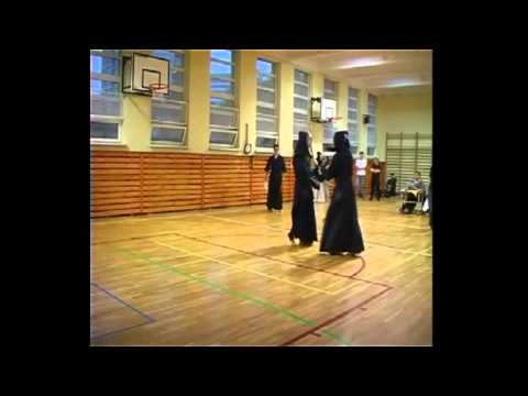 Warsaw Kendo Leauge - June 2012 - Piotrowski (aka) vs. Wierzbowski (shiro)