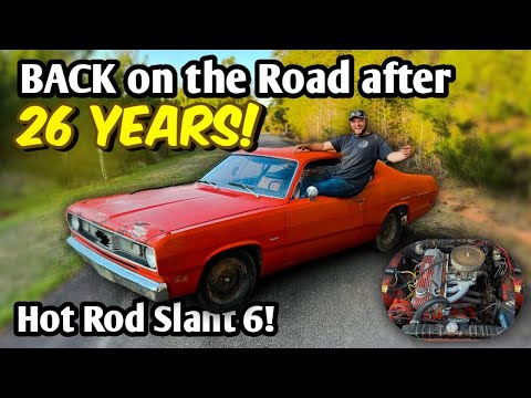 Is the HOTROD Slant 6 FAST?! First Drive in 26 Years!! Forgotten Plymouth Duster Rescue!