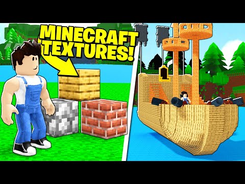 jessetc - PLAYING WITH MINECRAFT BLOCKS IN Build a Boat!