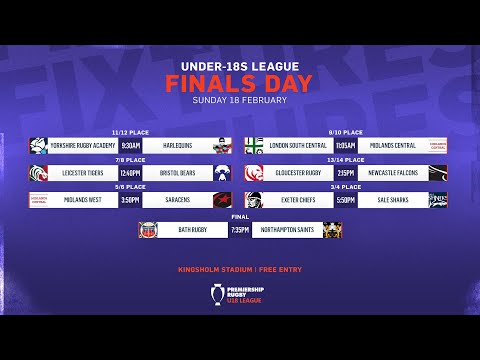 🔴 LIVE | Under-18s Finals Day 2024 | Gallagher Premiership Rugby