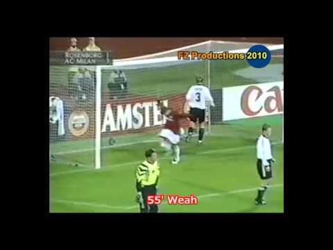 Tutti i gol del Milan in Coppa Campioni / Champions League: 1996-1997