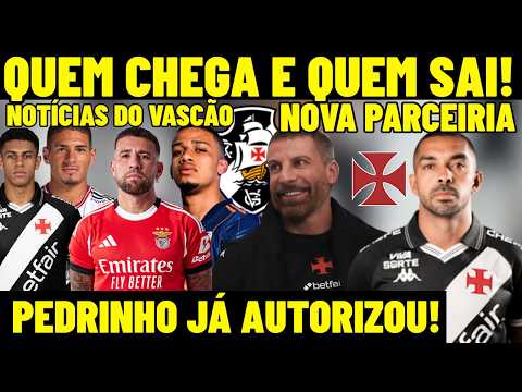 NOW! WHO'S COMING AND WHO'S LEAVING VASCO! PEDRINHO HAS ALREADY AUTHORIZED HIS MOVE! INTER MILAN ...