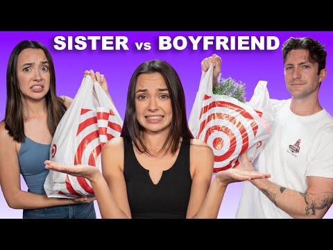 Who Knows Me Better? Sister vs Boyfriend! (Target Gift Swap Challenge) - Merrell Twins