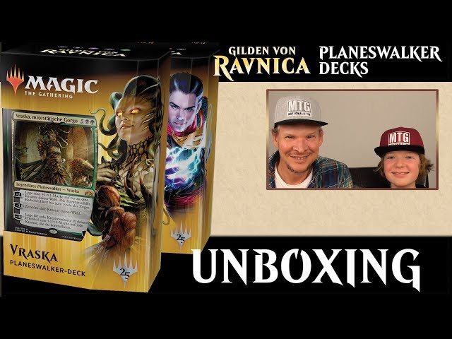 Vídeo relacionado con Magic The Gathering MTG Guilds of Ravnica 1 Planeswalker Deck at Random - German Deutsch