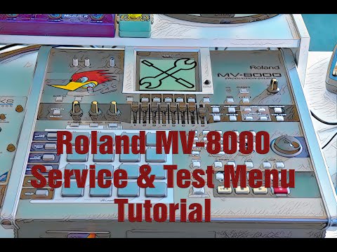 Before you buy a second Hand Roland MV-8000 Service Menu / Test / Checkup / Tutorial / Repair