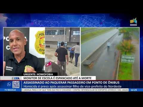 DF ALERTA - Assassinado ao paquerar passageiro em ponto de ônibus