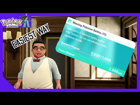 How to EASILY complete 1000 trainer battles in Pokémon Legends ZA