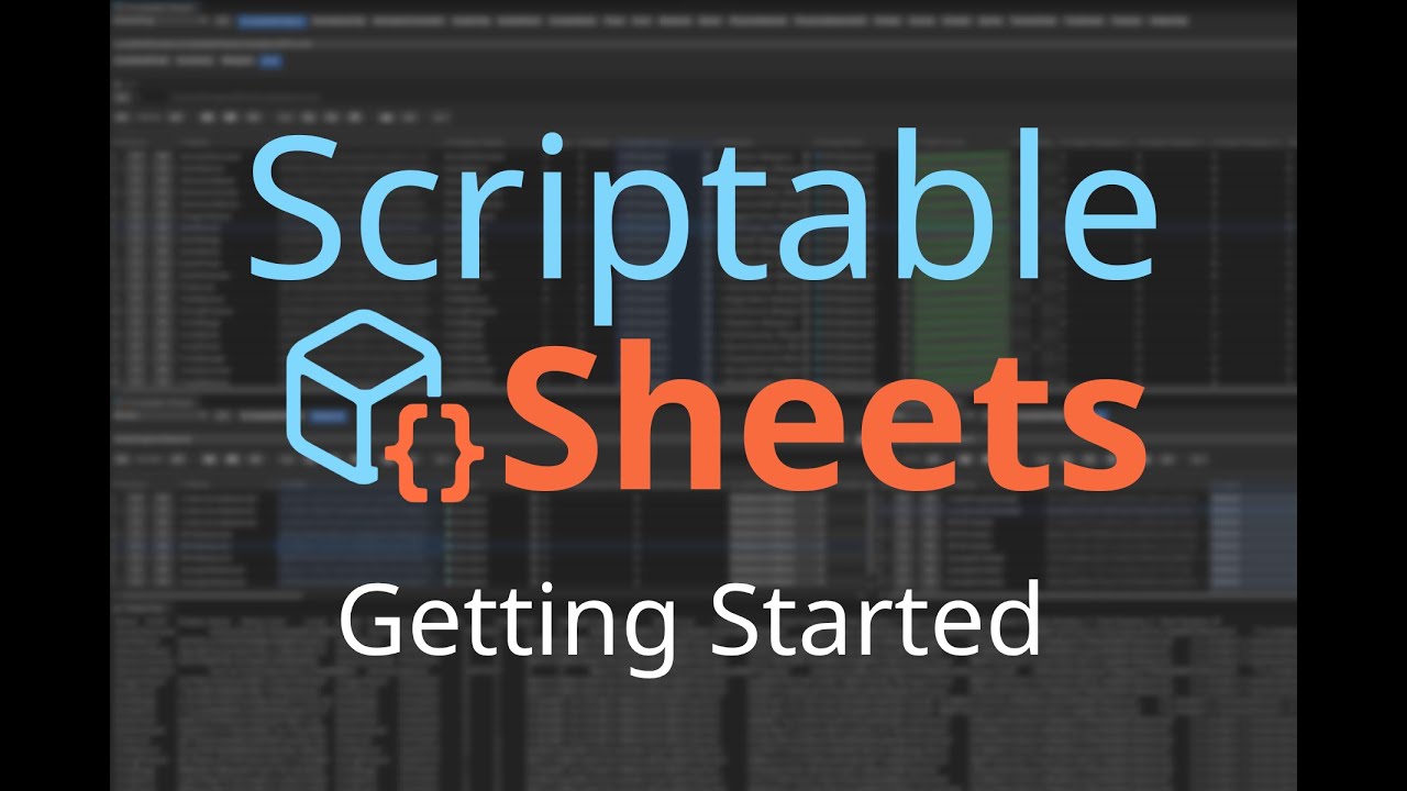 Scriptable Sheets: Getting Started