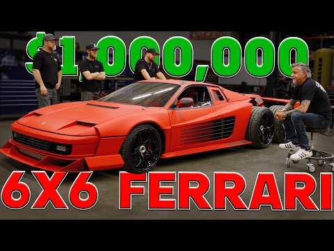 Rebuilding A $1,000,000 6x6 Ferrari Testarossa