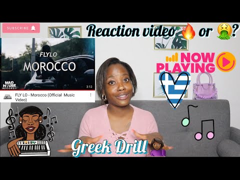 FLY LO - Morocco (Official Music Video) GREEK DRILL REACTION