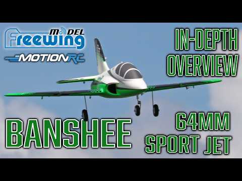 Freewing Banshee 64mm Sport EDF Jet In-Depth Overview | Motion RC