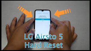 LG Airsto 5 How to Hard Reset Removing PIN, Password, Fingerprint pattern