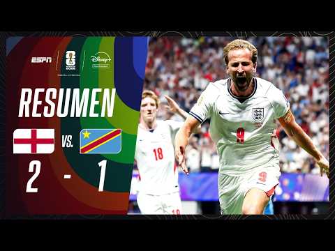 Resumen Inglaterra vs República Democrática del Congo