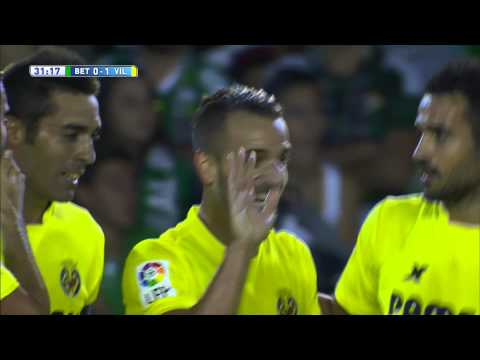 Gol de Soldado (1-0) Villarreal CF - Real Betis