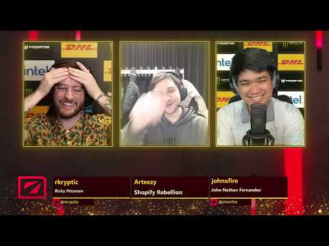 Arteezy Post game interview "I never played doom and DK, i had to check skiter's item build"